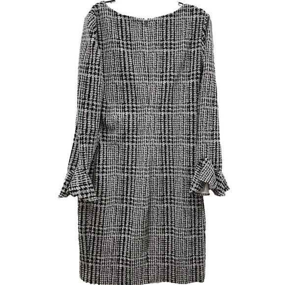 Lauren by Ralph Lauren Womens‎ Plaid Ruched Dress Size 14 - Picture 5 of 15